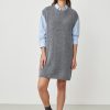 Femme Harris Wilson | Robe Myrella Gris Anthracite Chine