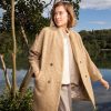 Femme Harris Wilson | Manteau Asia Orange Car Pistache