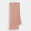 Femme Harris Wilson | Foulard Yaelle Orange 100% Laine Pied De Poule