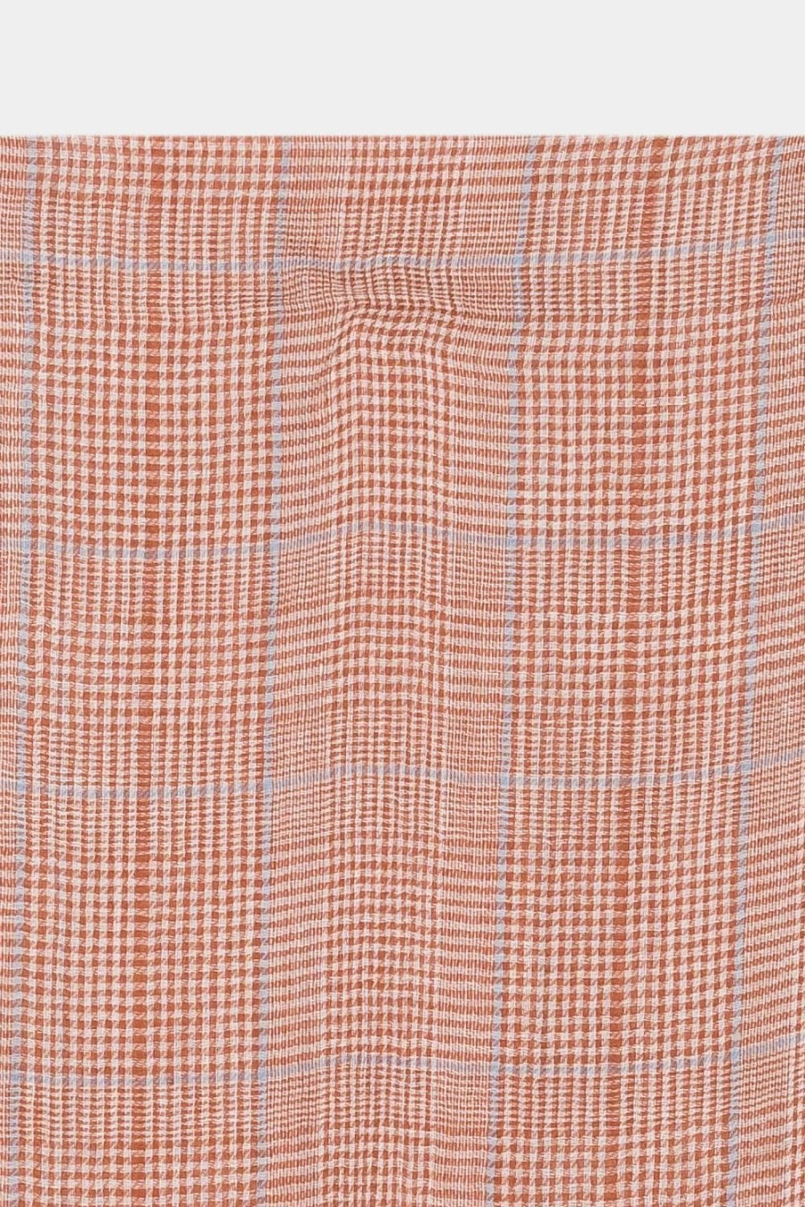 Femme Harris Wilson | Foulard Yaelle Orange 100% Laine Pied De Poule