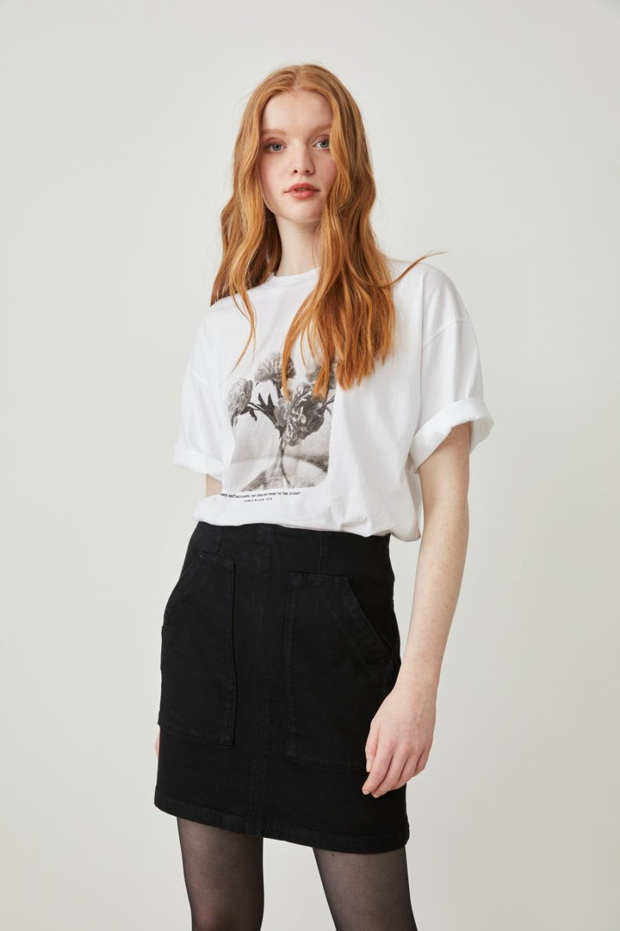 Femme Harris Wilson | Tee Shirt Cara 100% Coton Blanc