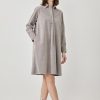 Femme Harris Wilson | Robe Arielle Gris Taupe