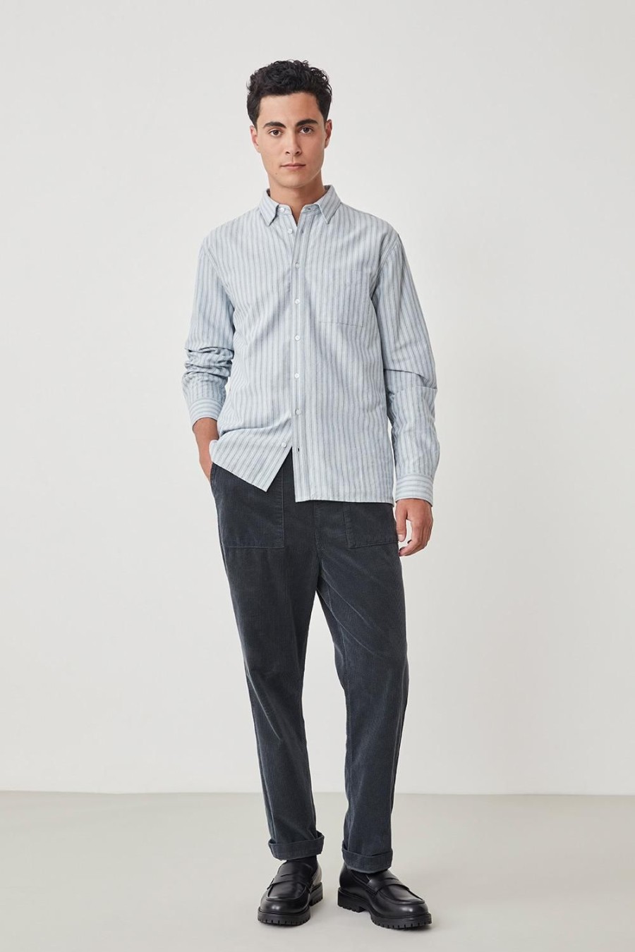 Homme Harris Wilson | Pantalon Blaise Gris Beton