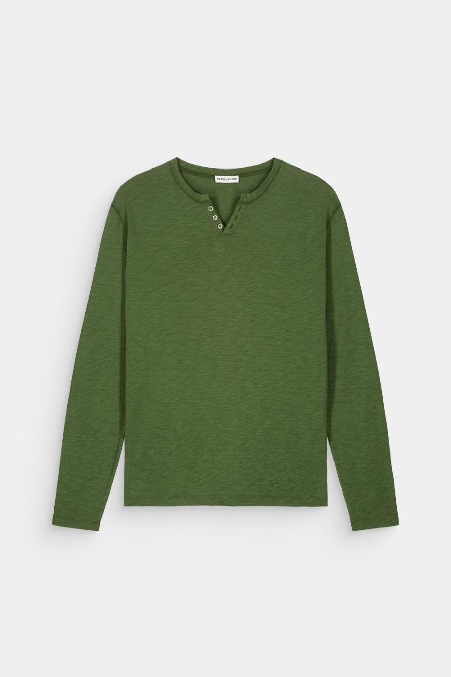 Homme Harris Wilson | Tee Shirt Tommy Vert 100% Coton Herbe