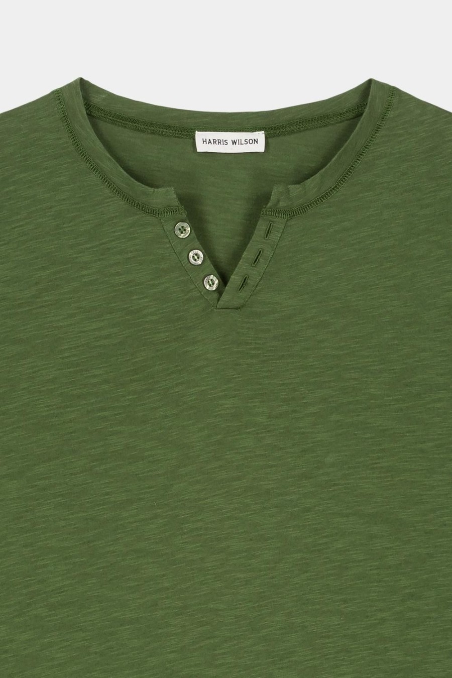 Homme Harris Wilson | Tee Shirt Tommy Vert 100% Coton Herbe