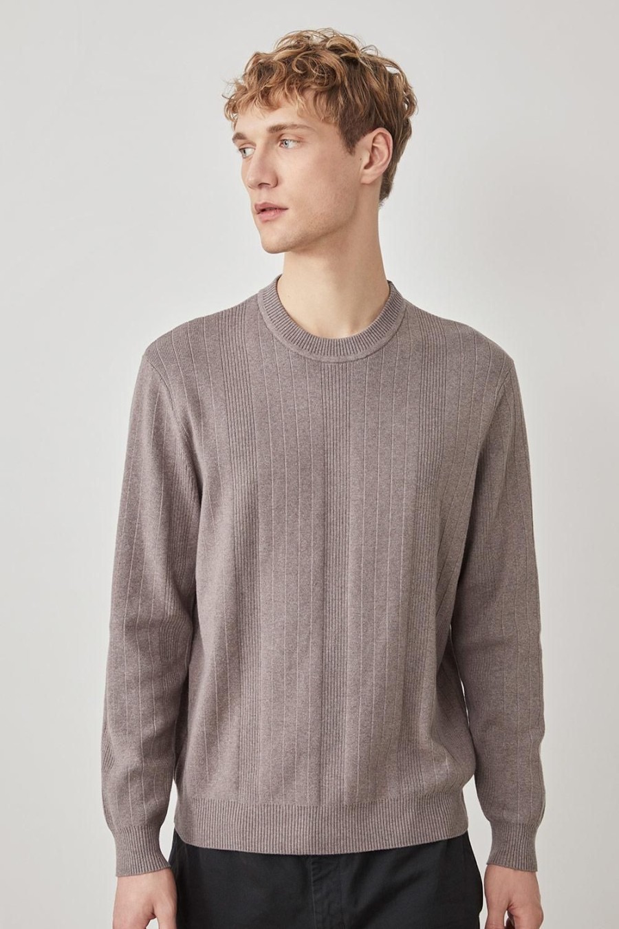 Homme Harris Wilson | Pull Regis Taupe Taupe Chine