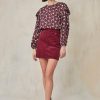 Femme Harris Wilson | Blouse Abeline Bordeaux Iris