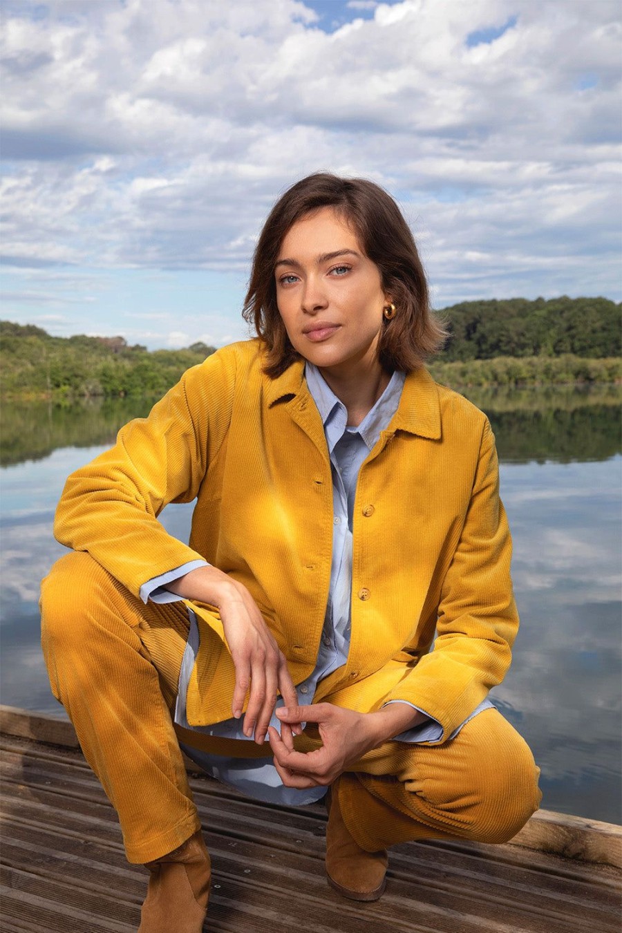 Femme Harris Wilson | Veste Ariane Jaune Ambre