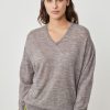 Femme Harris Wilson | Pull Mylia Gris Taupe