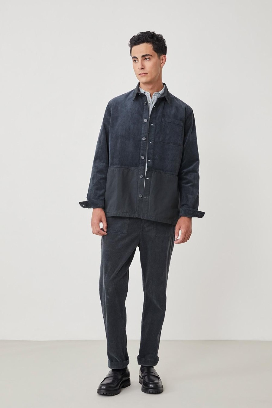 Homme Harris Wilson | Veste Blake Gris Beton