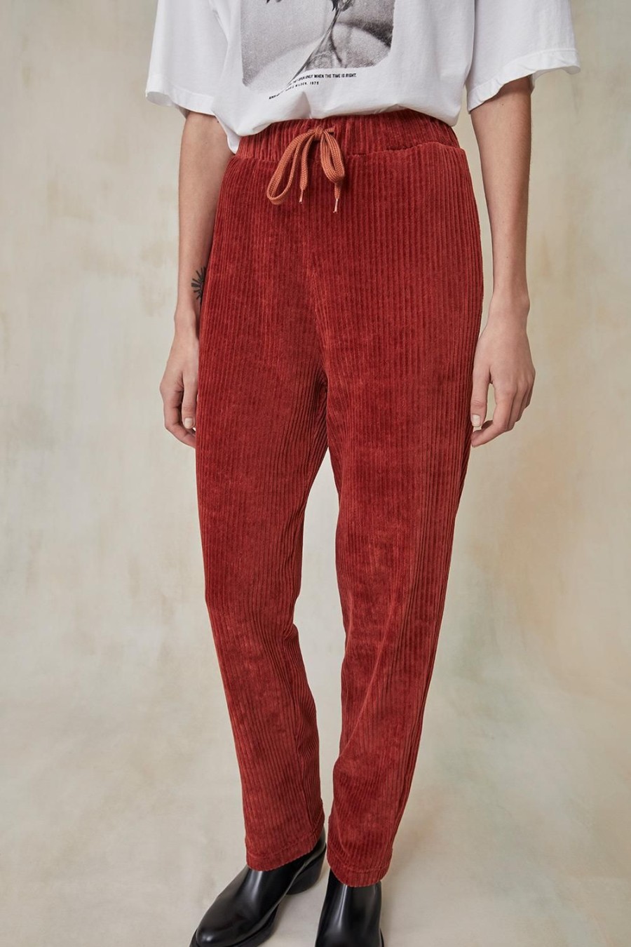 Femme Harris Wilson | Pantalon Cassiopee Rouge Ceramic