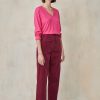 Femme Harris Wilson | Pantalon Aris Bordeaux Vigne