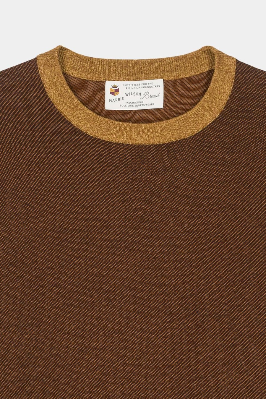 Homme Harris Wilson | Pull Robin Marron Chocolat/Camel