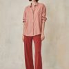 Femme Harris Wilson | Chemise Aimi Rose 100% Coton Argile