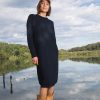 Femme Harris Wilson | Robe Mure 100% Lambswool Marine