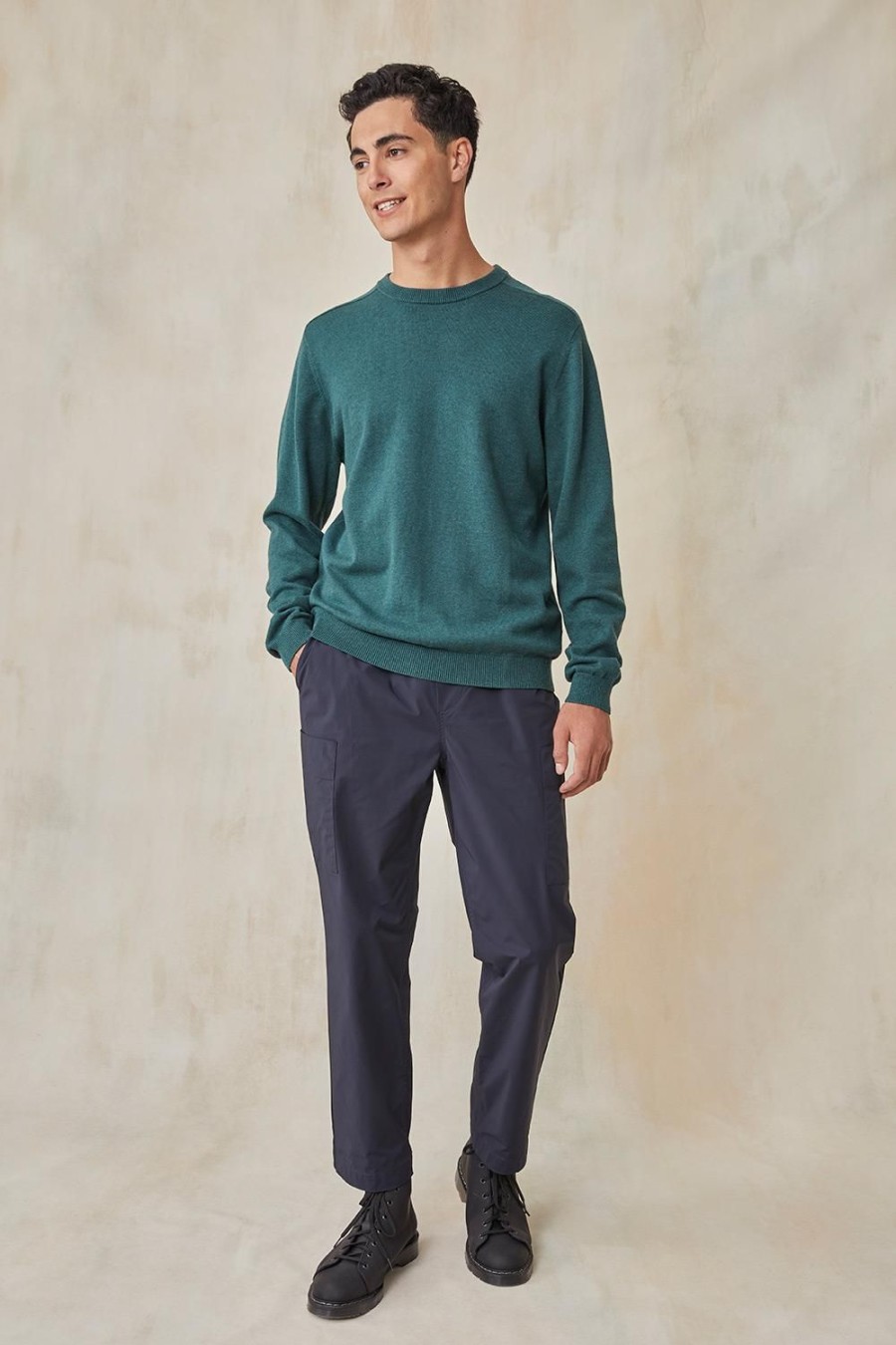 Homme Harris Wilson | Pull Regany Vert Paon Chine