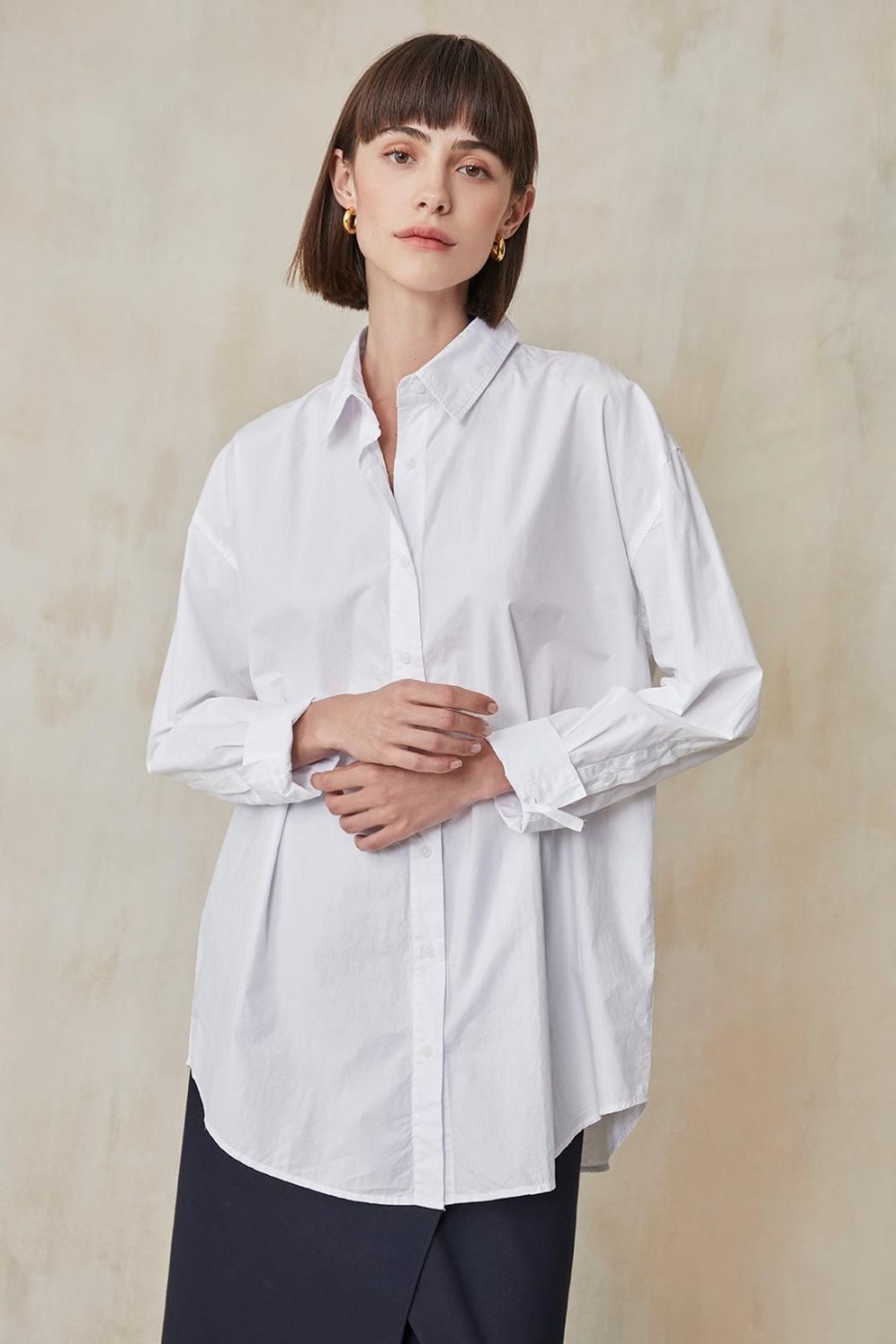 Femme Harris Wilson | Chemise Aicha 100% Coton Blanc