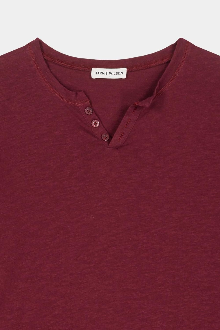 Homme Harris Wilson | Tee Shirt Tommy Rouge 100% Coton Vigne