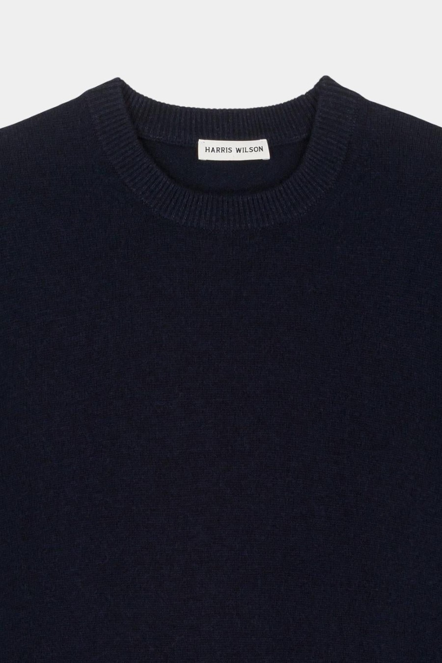 Homme Harris Wilson | Pull Romeo 100% Lambswool Marine