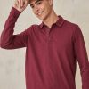 Homme Harris Wilson | Polo Tom Rouge 100% Coton Vigne