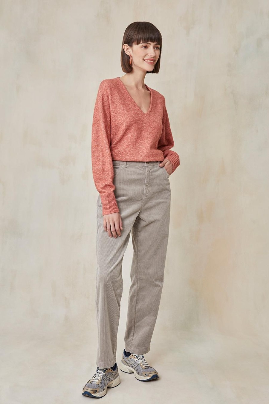 Femme Harris Wilson | Pull Micka Rose Argile