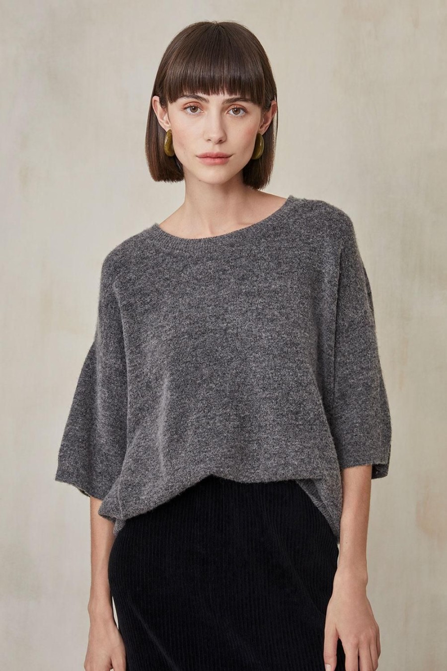 Femme Harris Wilson | Pull Michaella Gris Anthracite