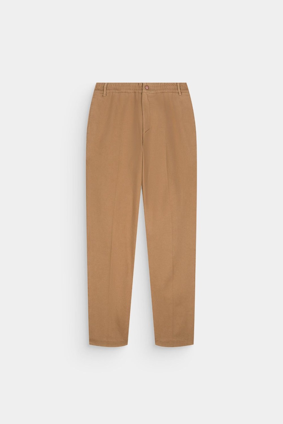 Homme Harris Wilson | Pantalon Blass Marron 100% Coton Gingembre