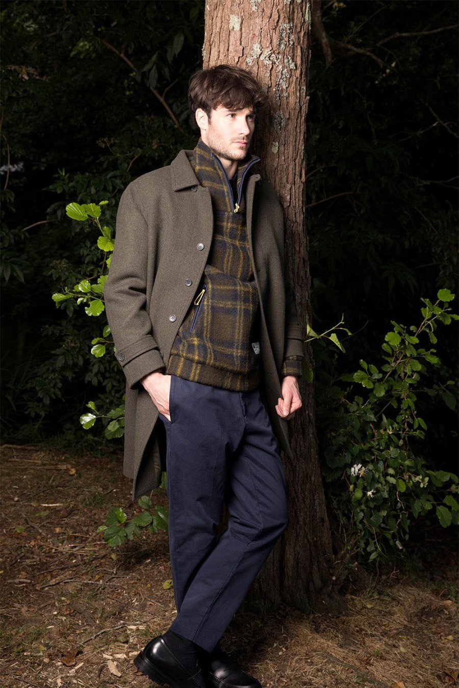 Homme Harris Wilson | Manteau Burty Kaki