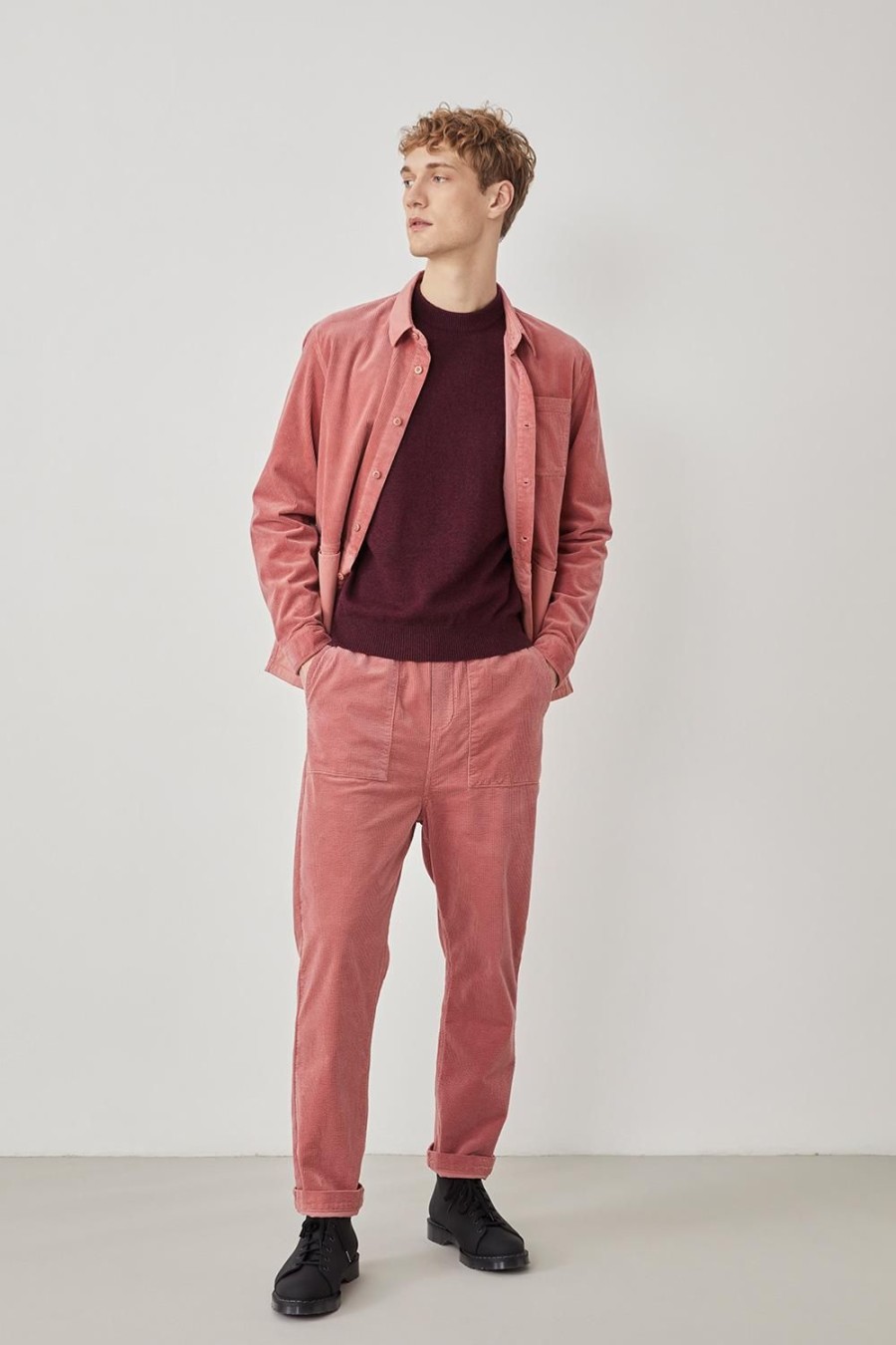 Homme Harris Wilson | Pantalon Blaise Rose Litchi