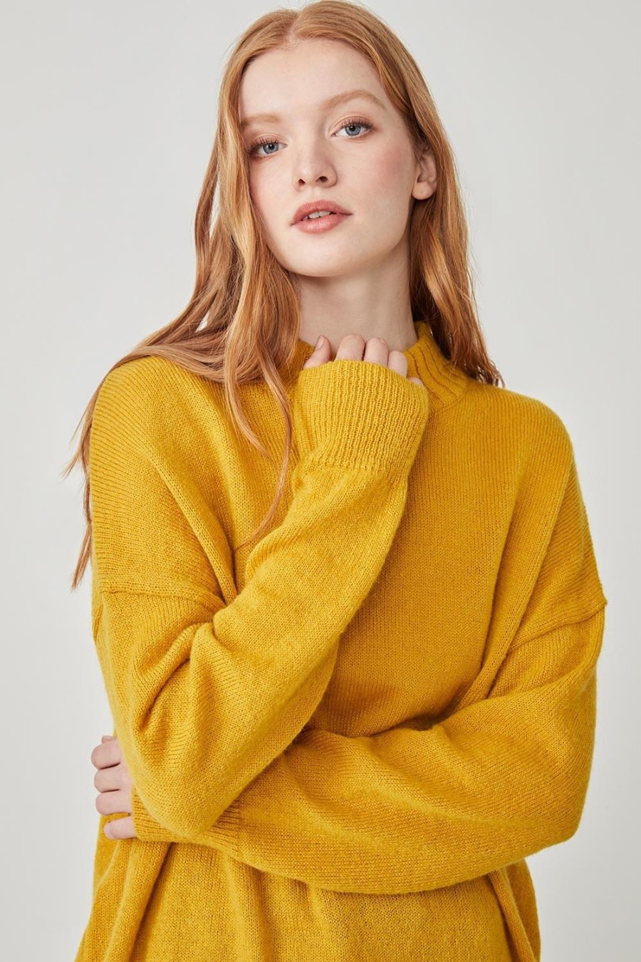 Femme Harris Wilson | Pull Maelina Jaune Ambre