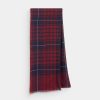 Homme Harris Wilson | Foulard Parker Rouge 100% Laine Car Vigne