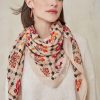 Femme Harris Wilson | Foulard Ylona Multicolore 100% Laine Obuda