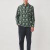 Homme Harris Wilson | Chemise Ben Vert 100% Coton Asclepias