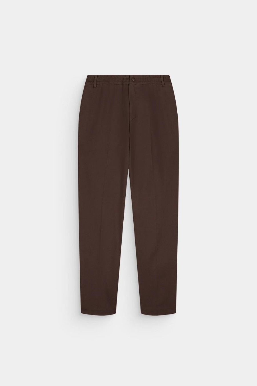 Homme Harris Wilson | Pantalon Blass Marron 100% Coton Chocolat