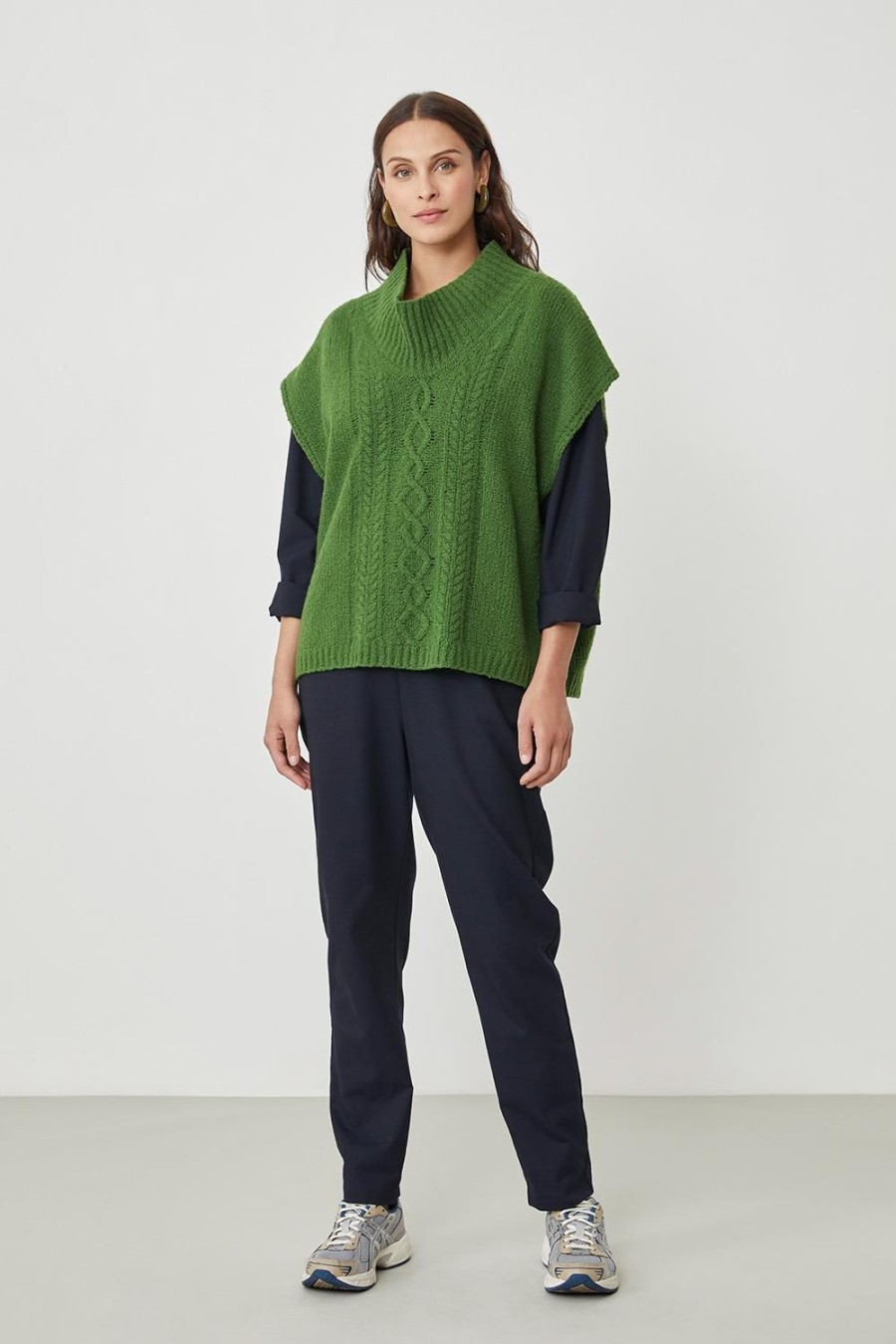 Femme Harris Wilson | Pull Mialia Vert Mousse